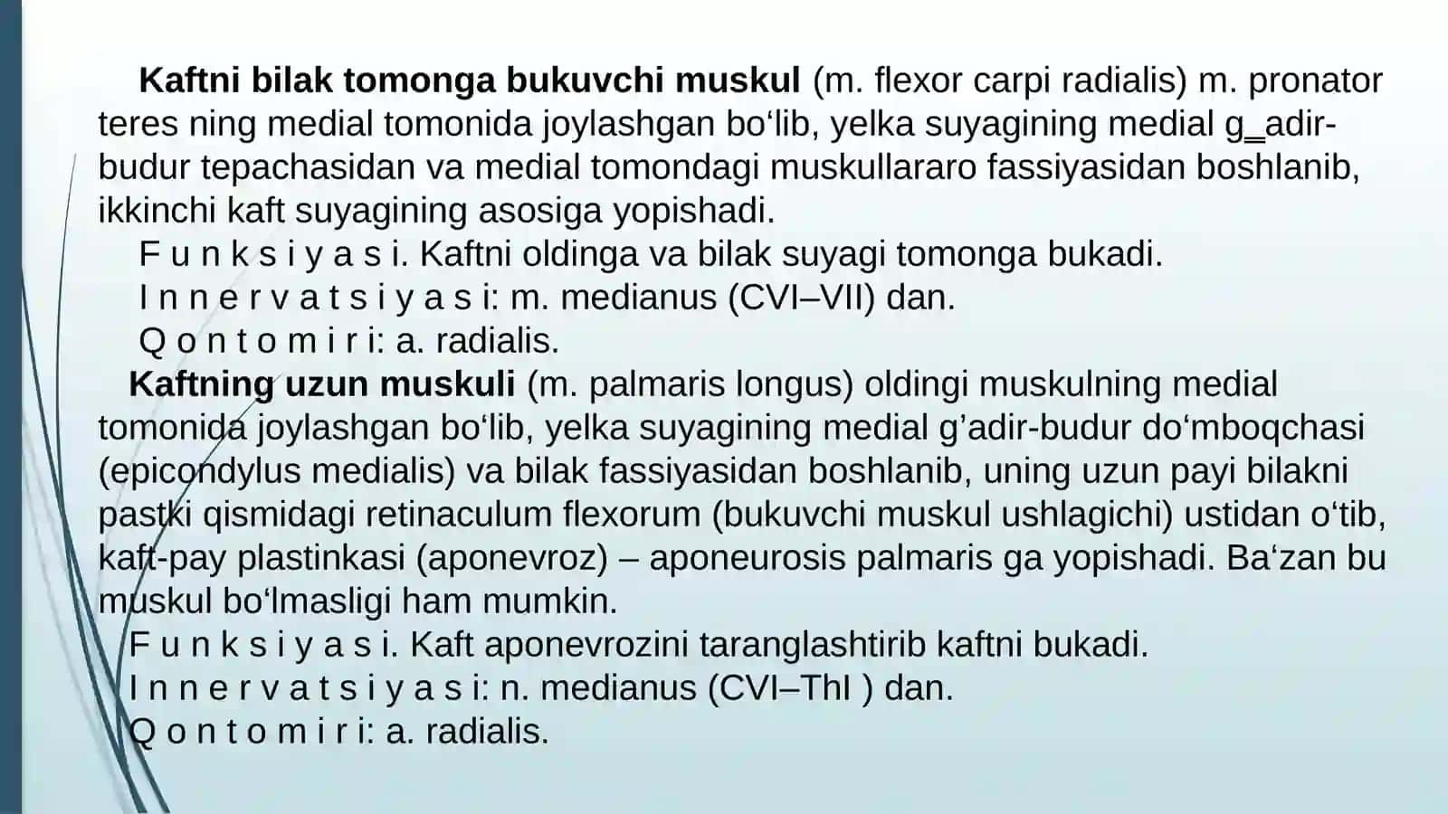 QO’LNING KAFT VA PANJA SOHASI ANATOMIYASI 2
