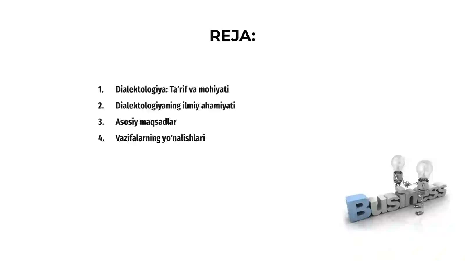 Dialektologiyaning maqsad va vazifalari 2