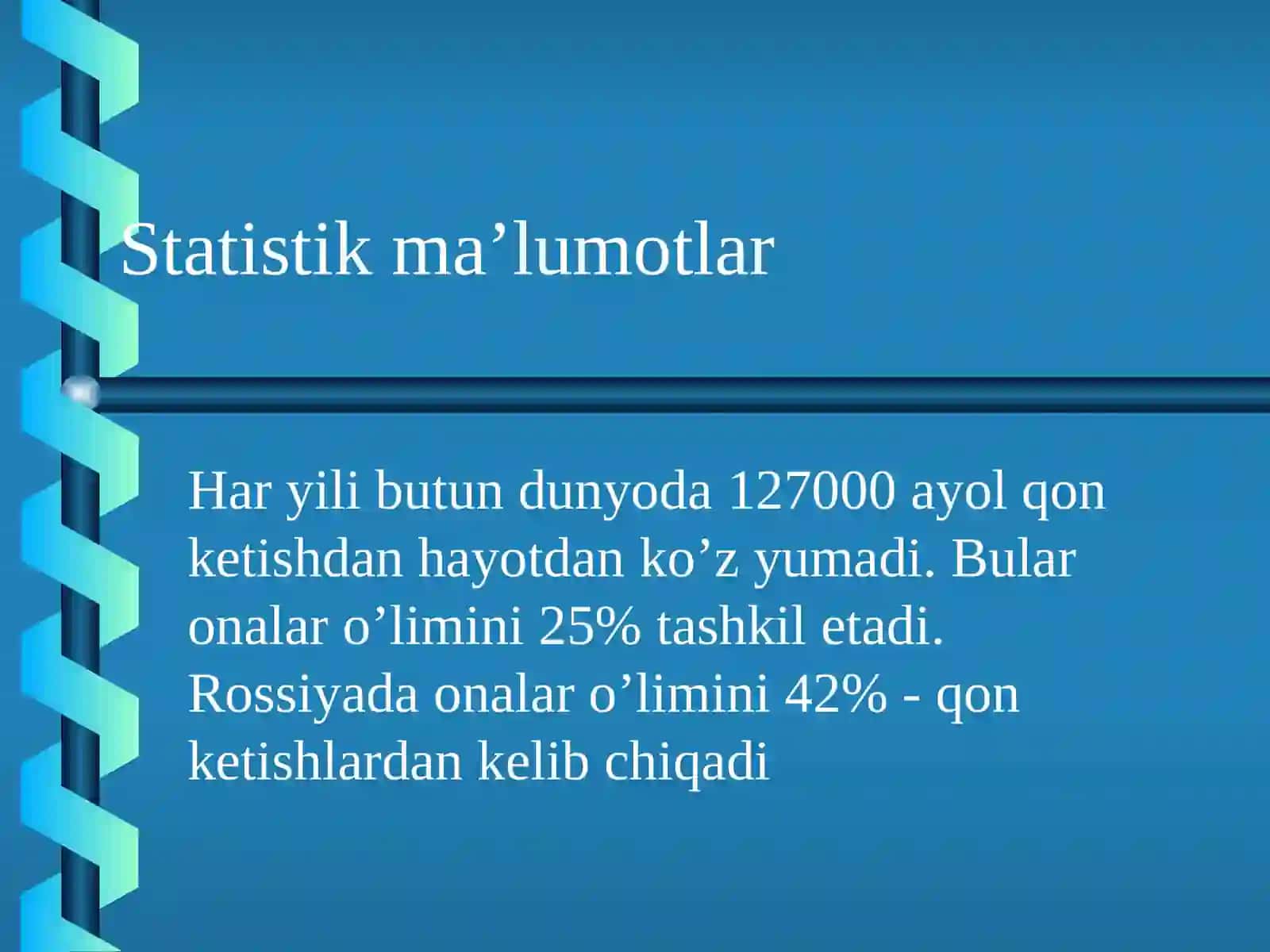 Akusherlikda gemorragik shok sindrom 2