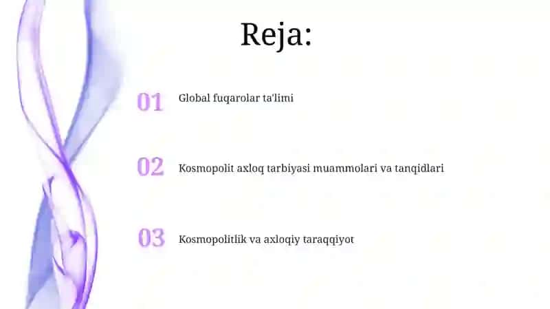 Kosmopolitizmga moyillik 2