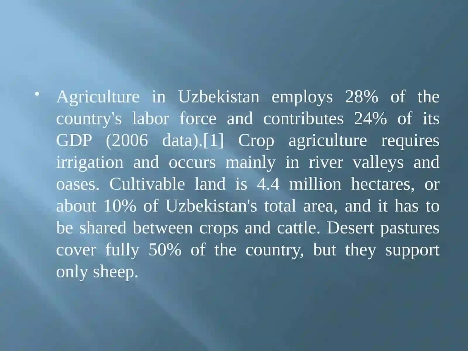 Agriculture in Uzbekistan 2
