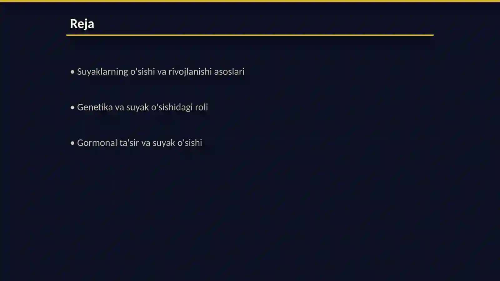 Suyaklarning oʻsishiga taʼsir etuvchi omillar 2