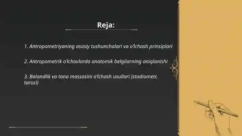 Antropometriya usullari 2