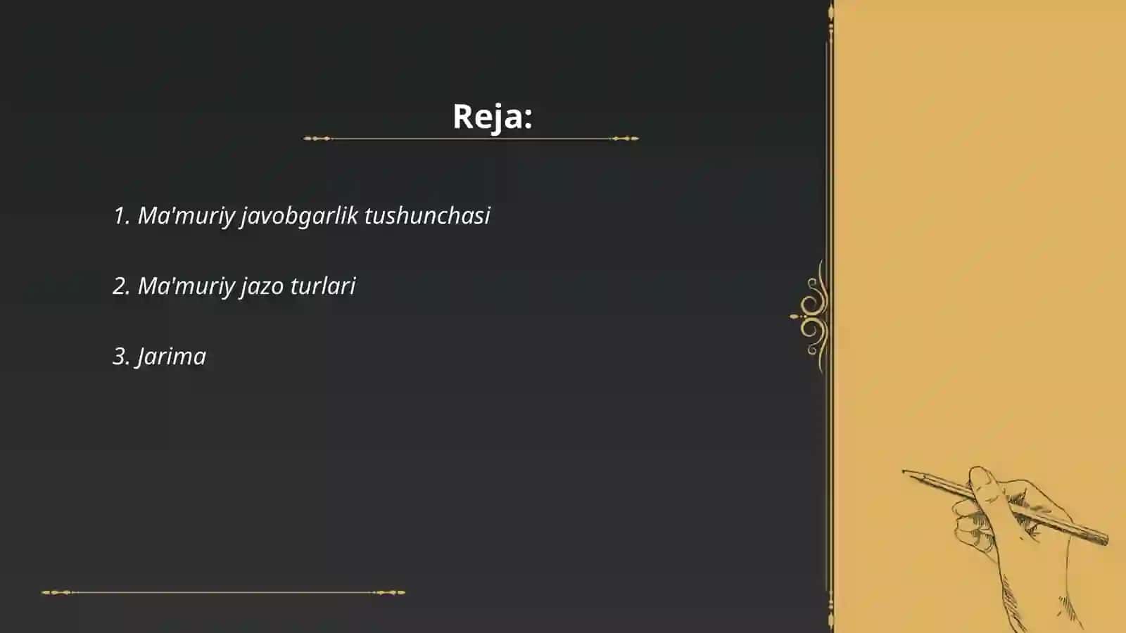 Ma‘muriy jazo turlari 2