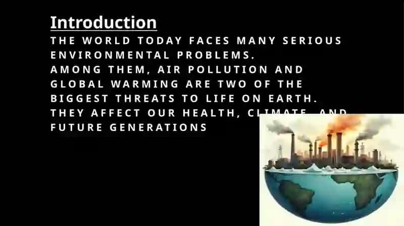Two Global Problems — Air Pollution and Global Warming 2
