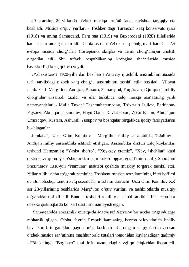 O‘zbek xalq musiqa san’ati 2