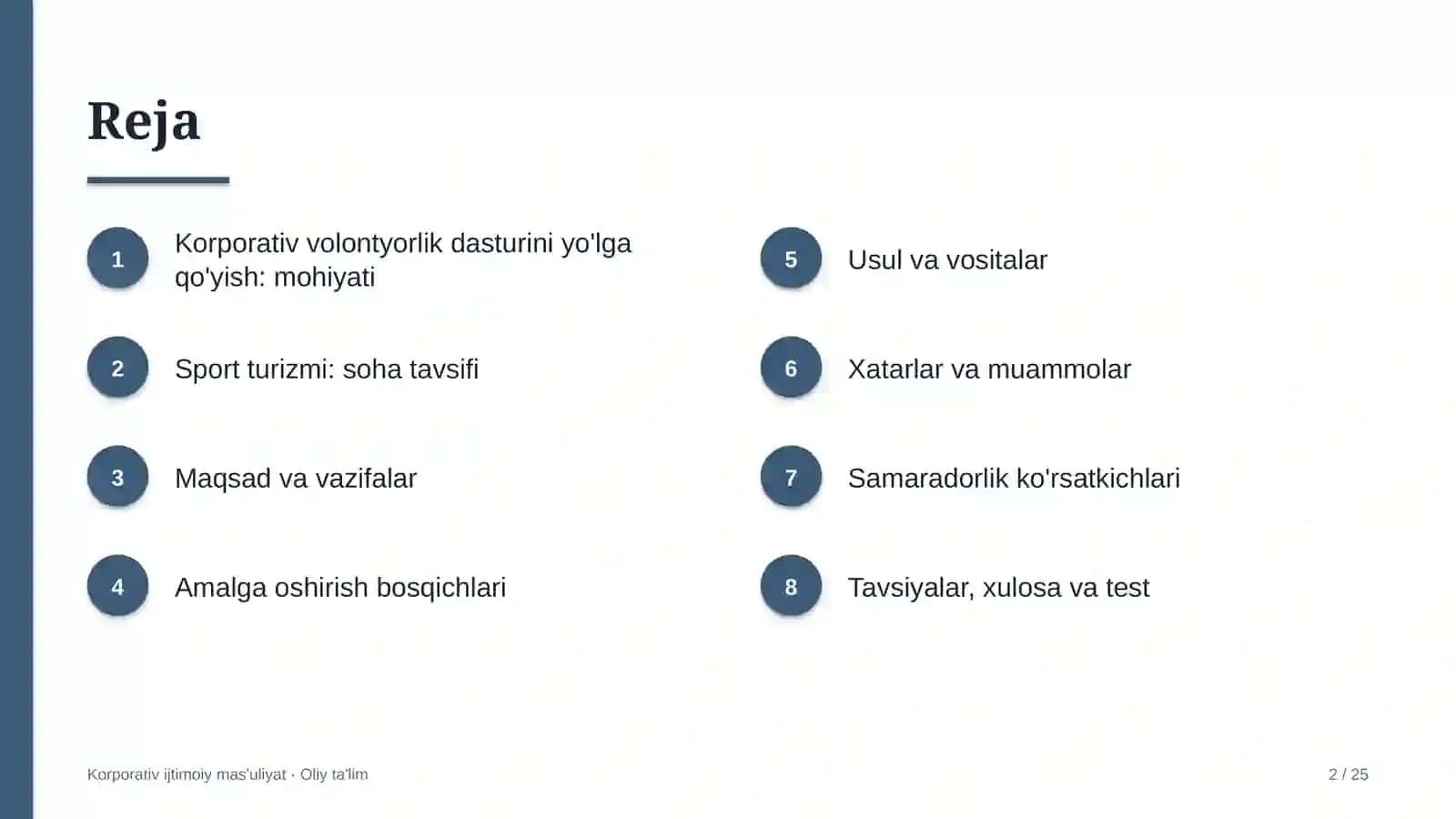 sport turizmida korporativ volontyorlik dasturini yo'lga qo'yish 5688 2