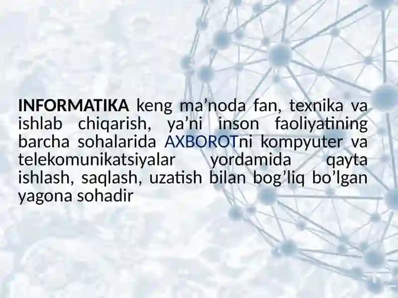 AXBOROT MADANIYATI TUSHUNCHASI MAZMUN MOHIYATI 2