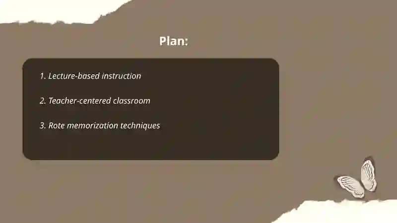 Traditional teaching method 2