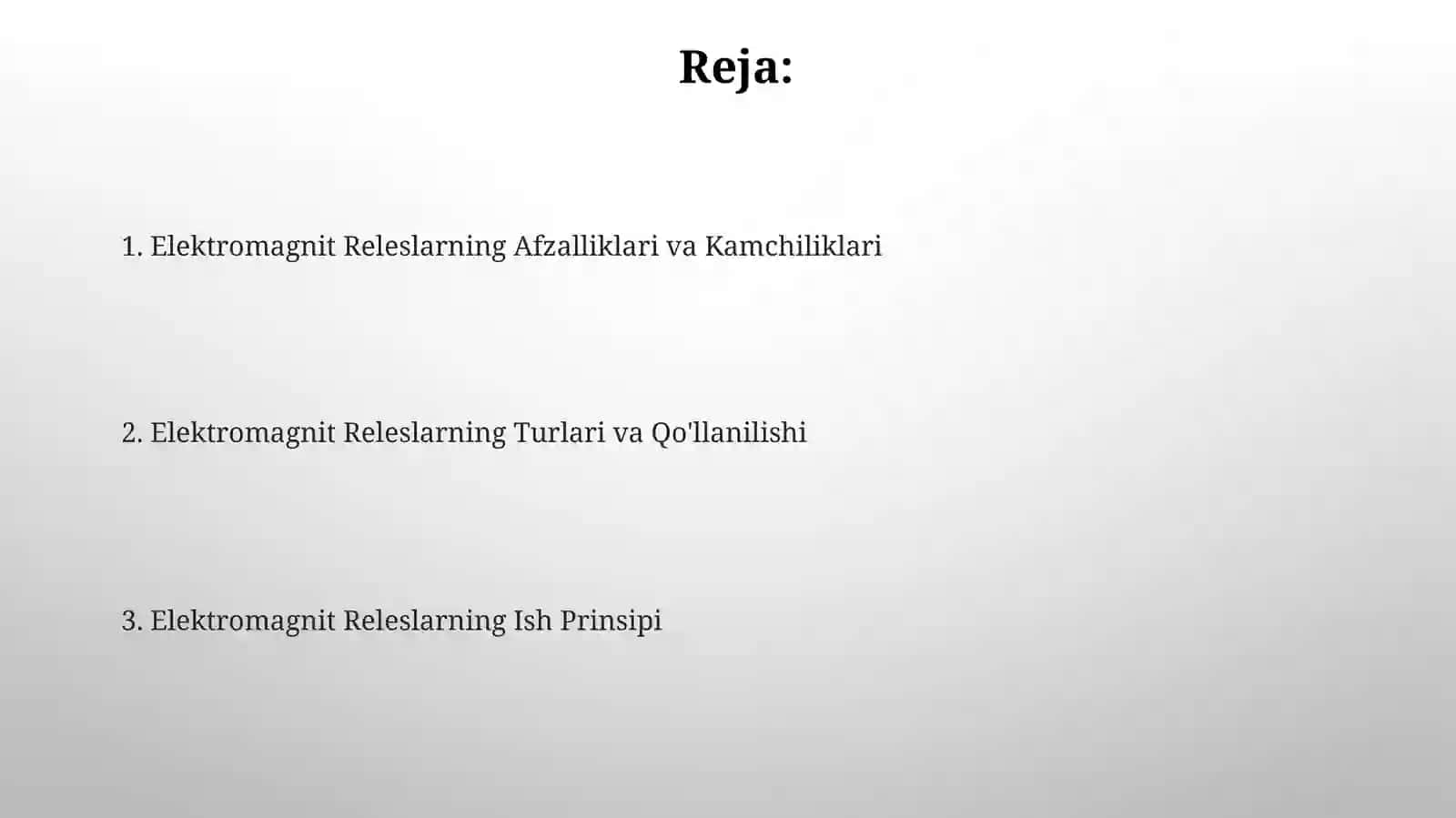Elektromagnit relilar 2