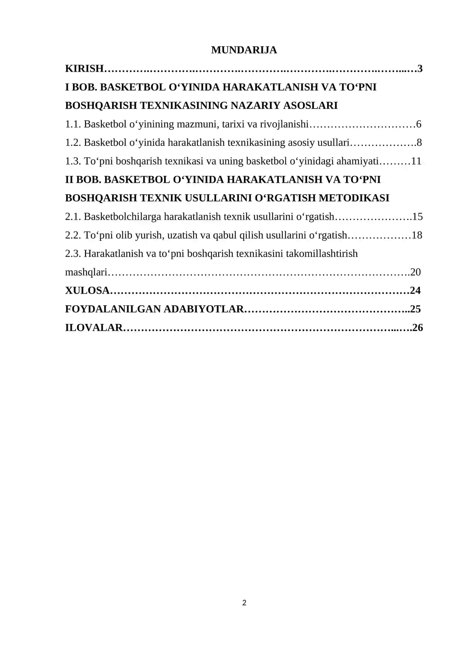 Basketbol o‘yinida harakatlanish va to‘pni boshqarishning texnik usullarini o‘rgatish 2