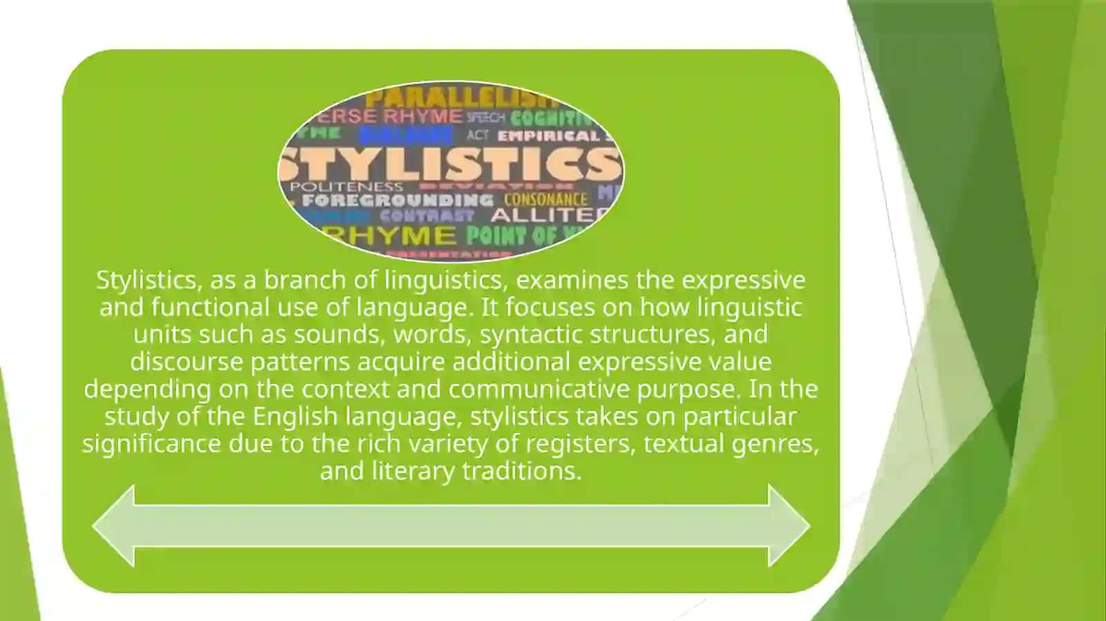 Linguastylistics and literary stylistics of the English language.Subdivisions of stylistics and their characteristics 2