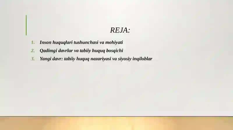 INSON HUQUQINING TARIXIY RIVOJLANISH BOSQICHLARI 2