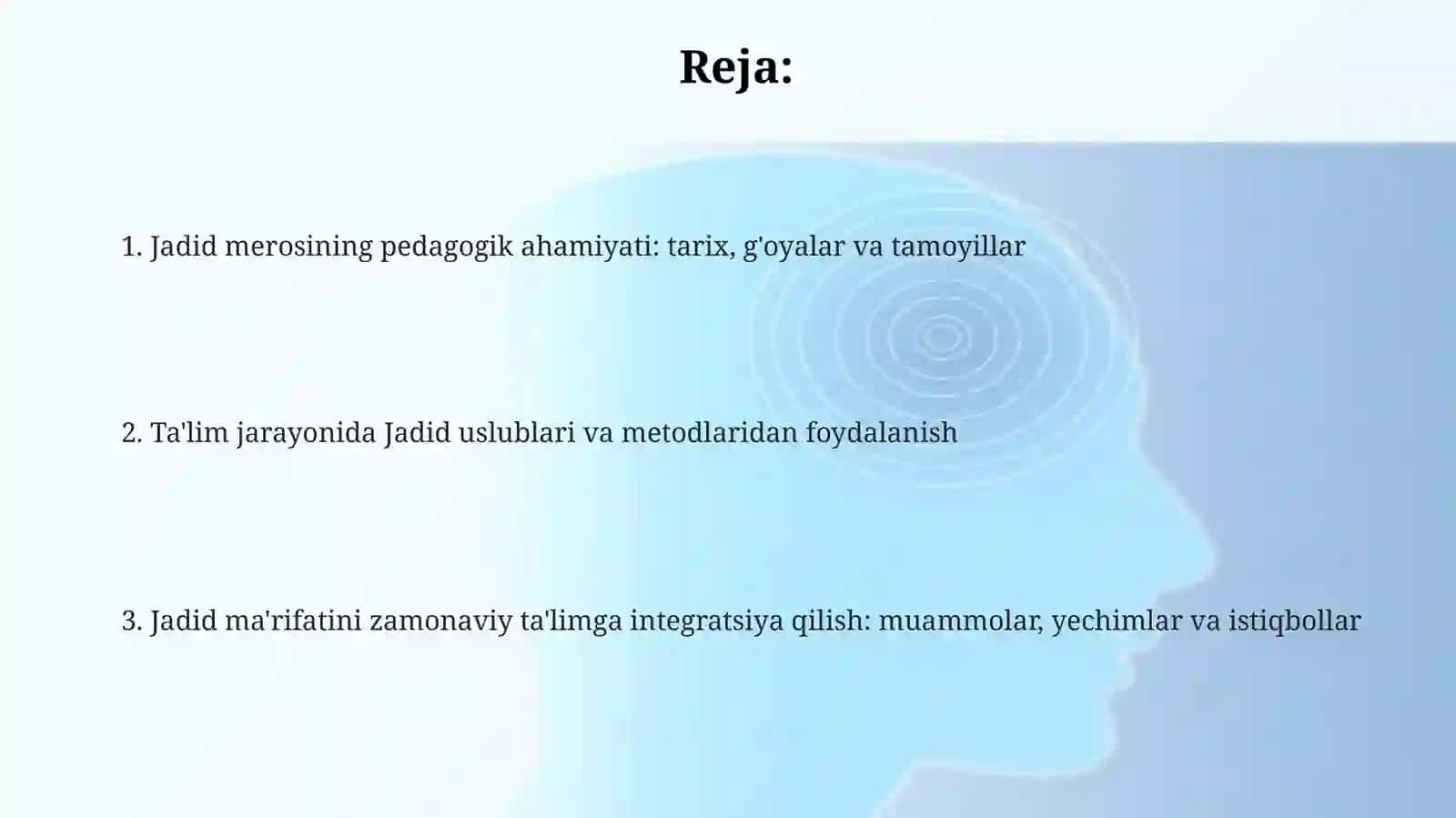 Pedagogik faoliyatda jadid ma'rifatparvarlarining merosidan foydalanish 2