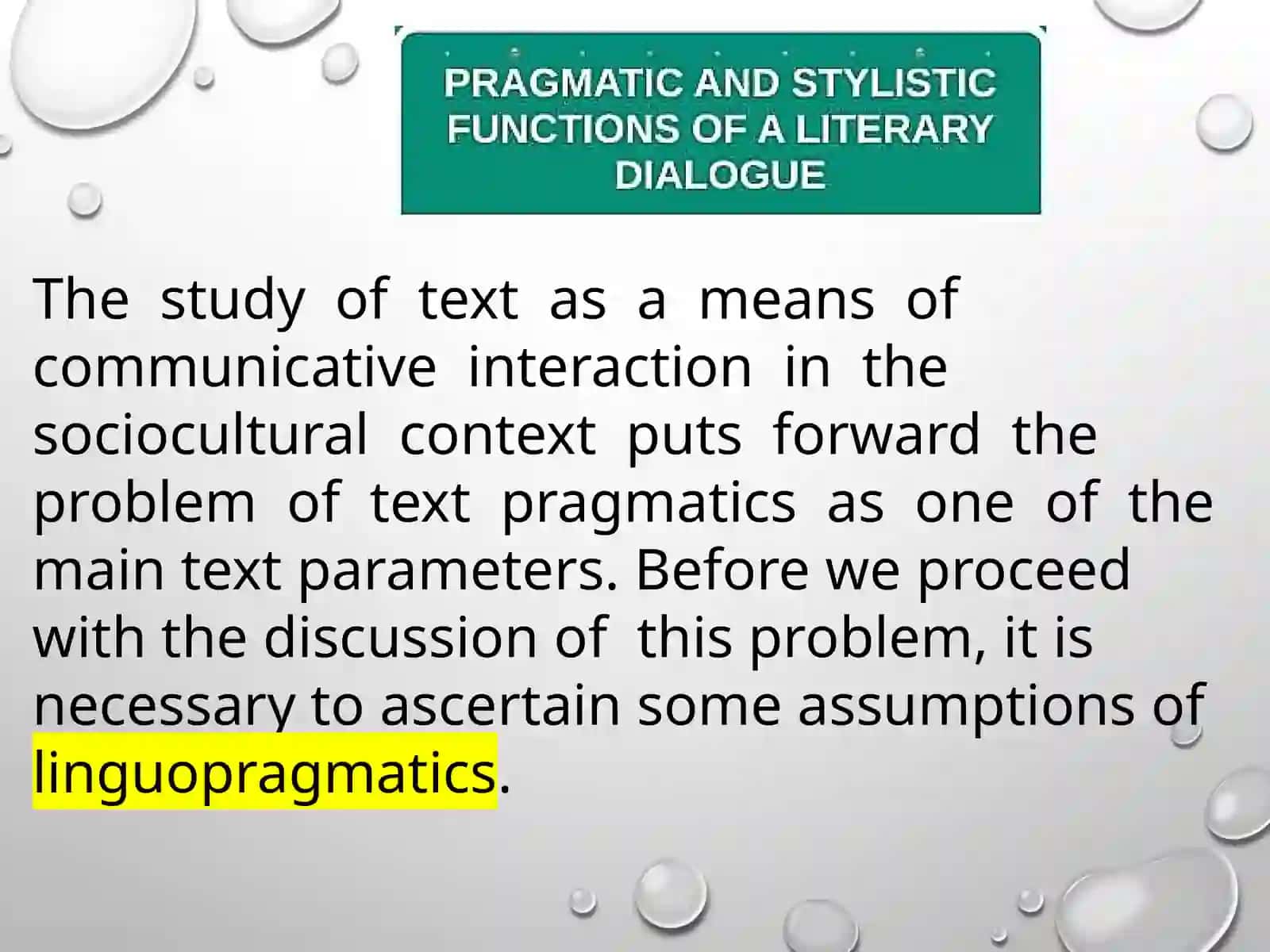 Linguopragmatic 2