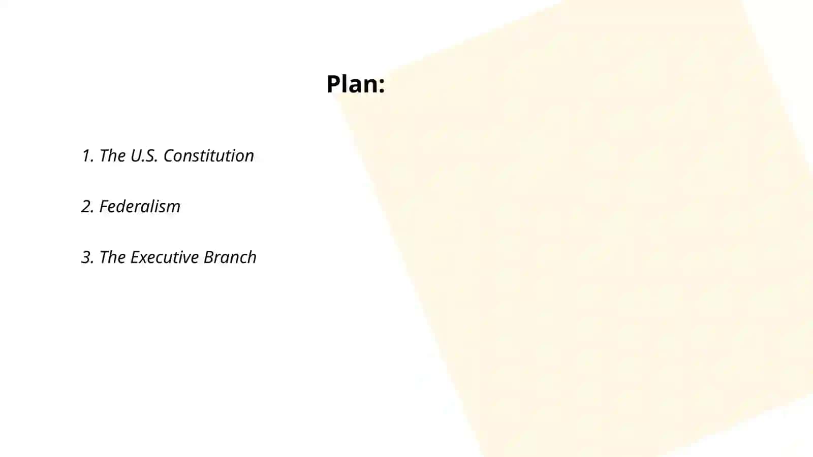 The U.S. Constitution 2