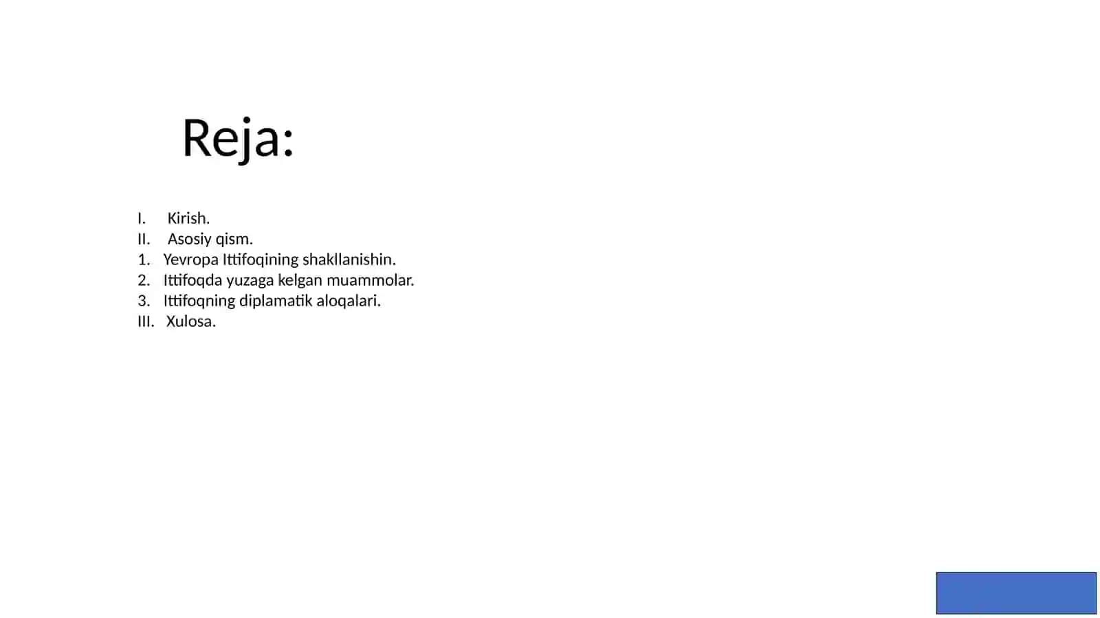 Yevropa Ittifoqining Shakllanishi 2