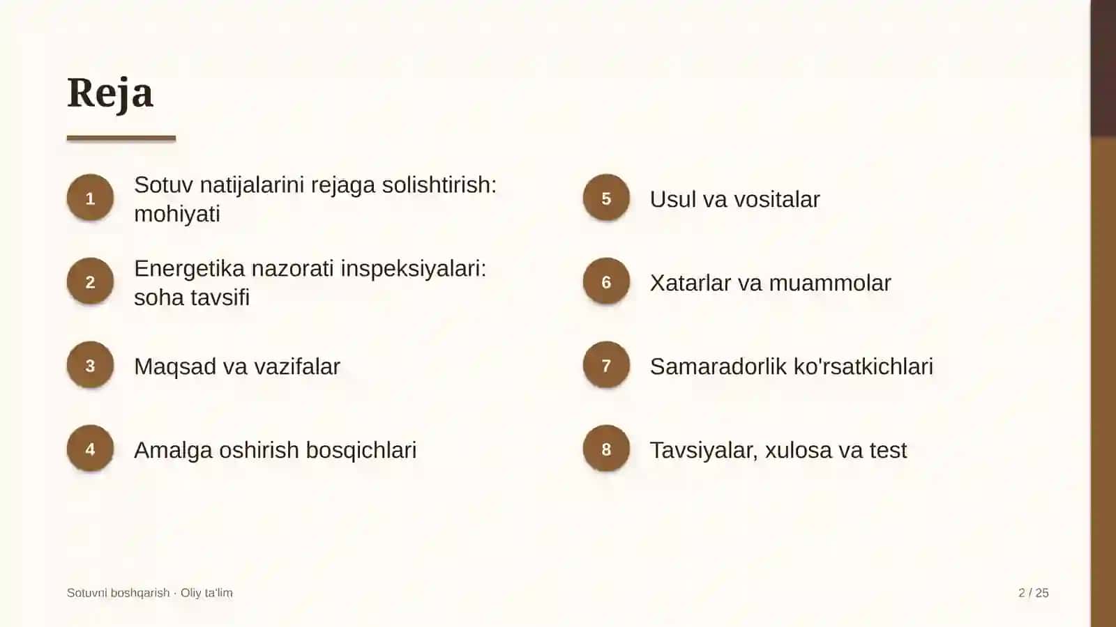 energetika nazorati inspeksiyalarida sotuv natijalarini rejaga solishtirish 3519 2