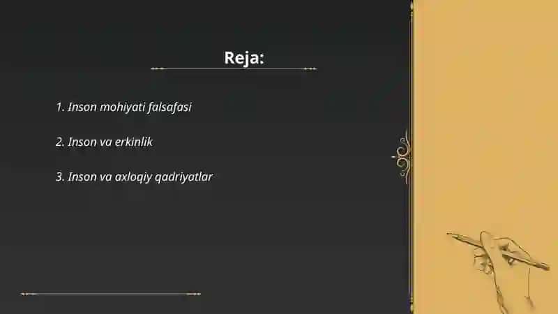 Inson falsafasi va falsafiy antropologiya 2