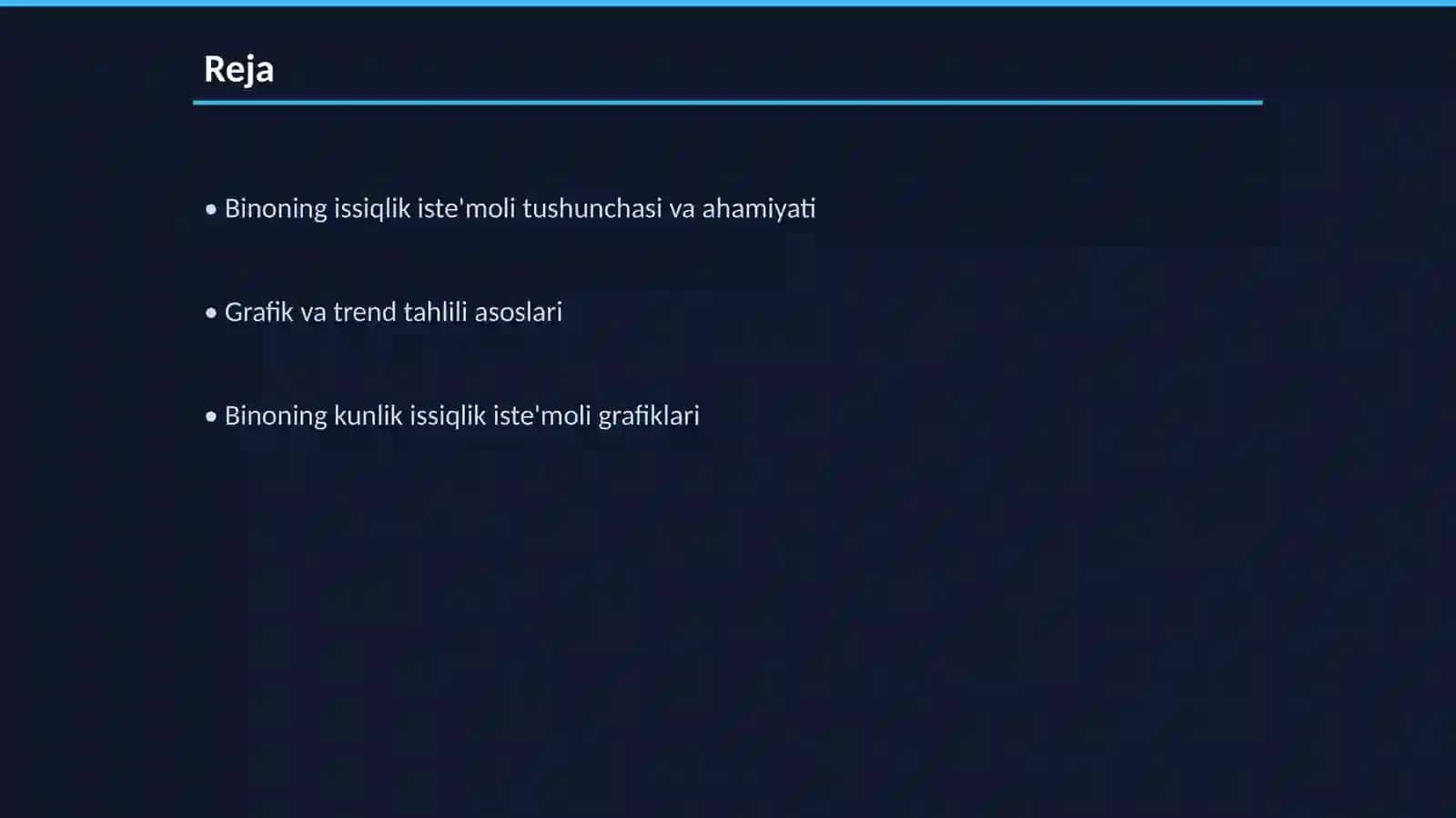 Binoning kunlik issiqlik isteʼmoli grafiklarini trend tahlili yordamida bashorat qilish 2