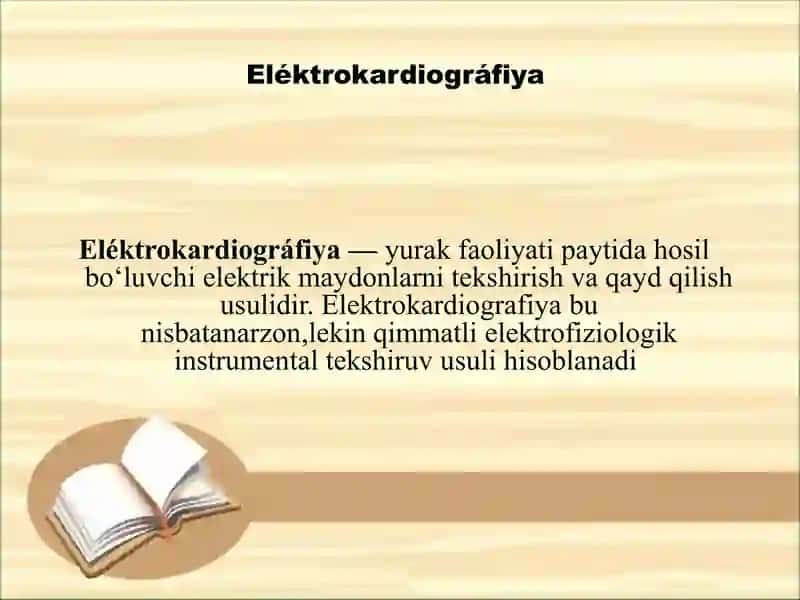 EKG ni yozib olish. Normal elektrokardiogramma 2