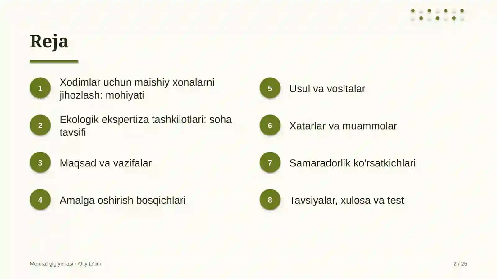 ekologik ekspertiza tashkilotlarida xodimlar uchun maishiy xonalarni jihozlash 6719 2