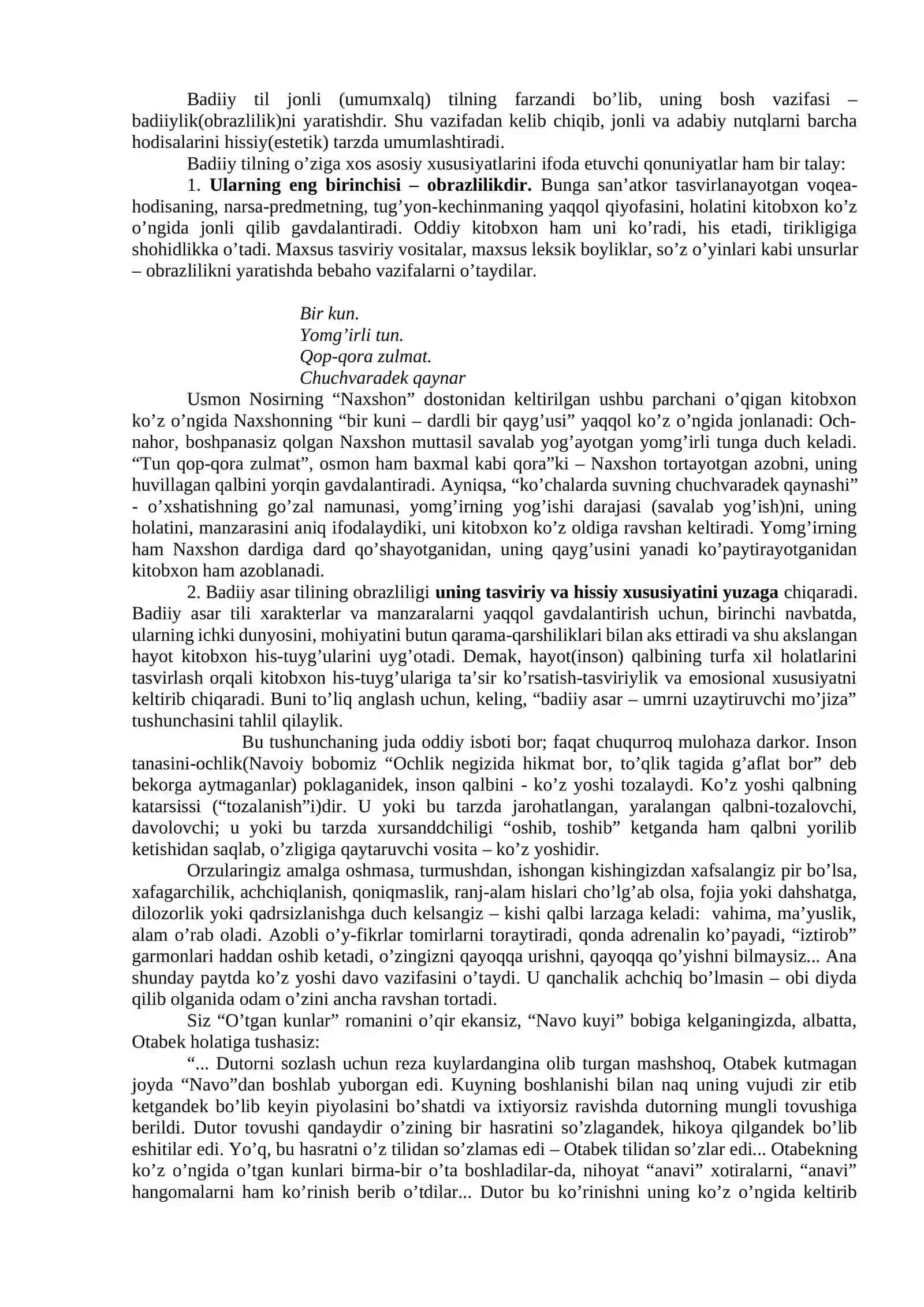 Badiiy tasvir vositalari 2