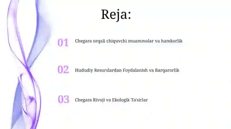 Hududlar taraqqiyotining ekologik Jihatlari va tabiatdan foydalanishning mintaqaviy muammolari 2