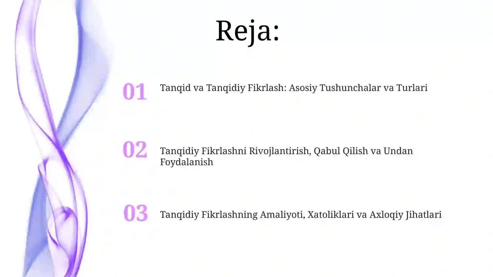 Tanqid va tanqidiy fikrlash 2