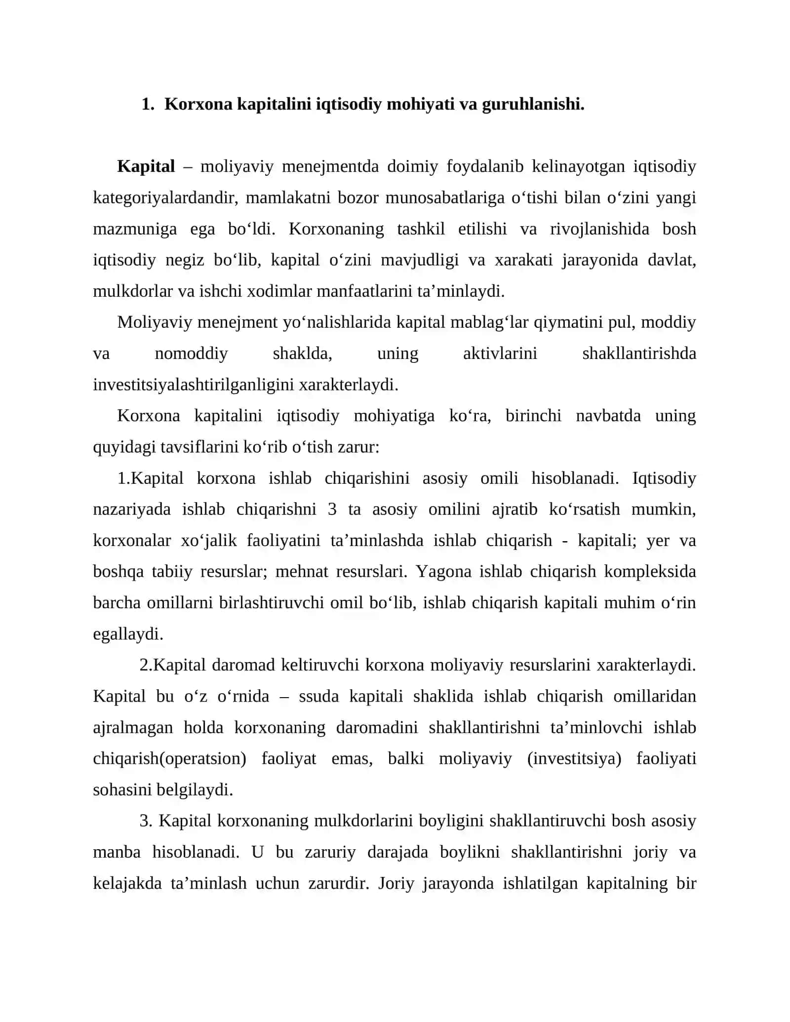Kapitallarni Boshqarish 2