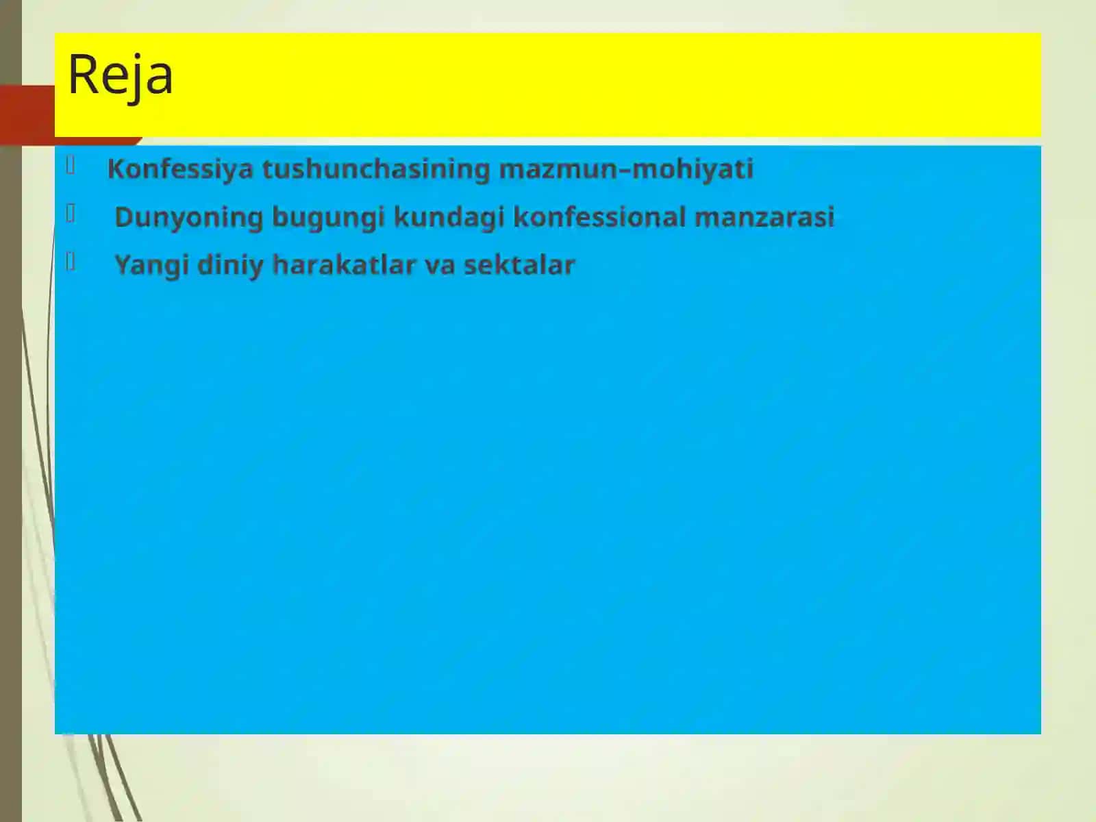 Yangi Diniy Harakatlar va Sektarlar 2