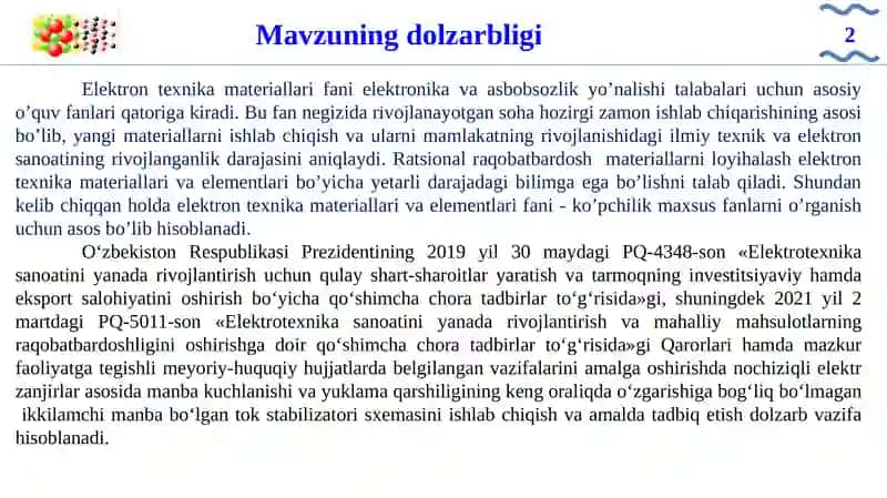 Qattiq jismlar xossalari va ulardaginuqsonlar 2