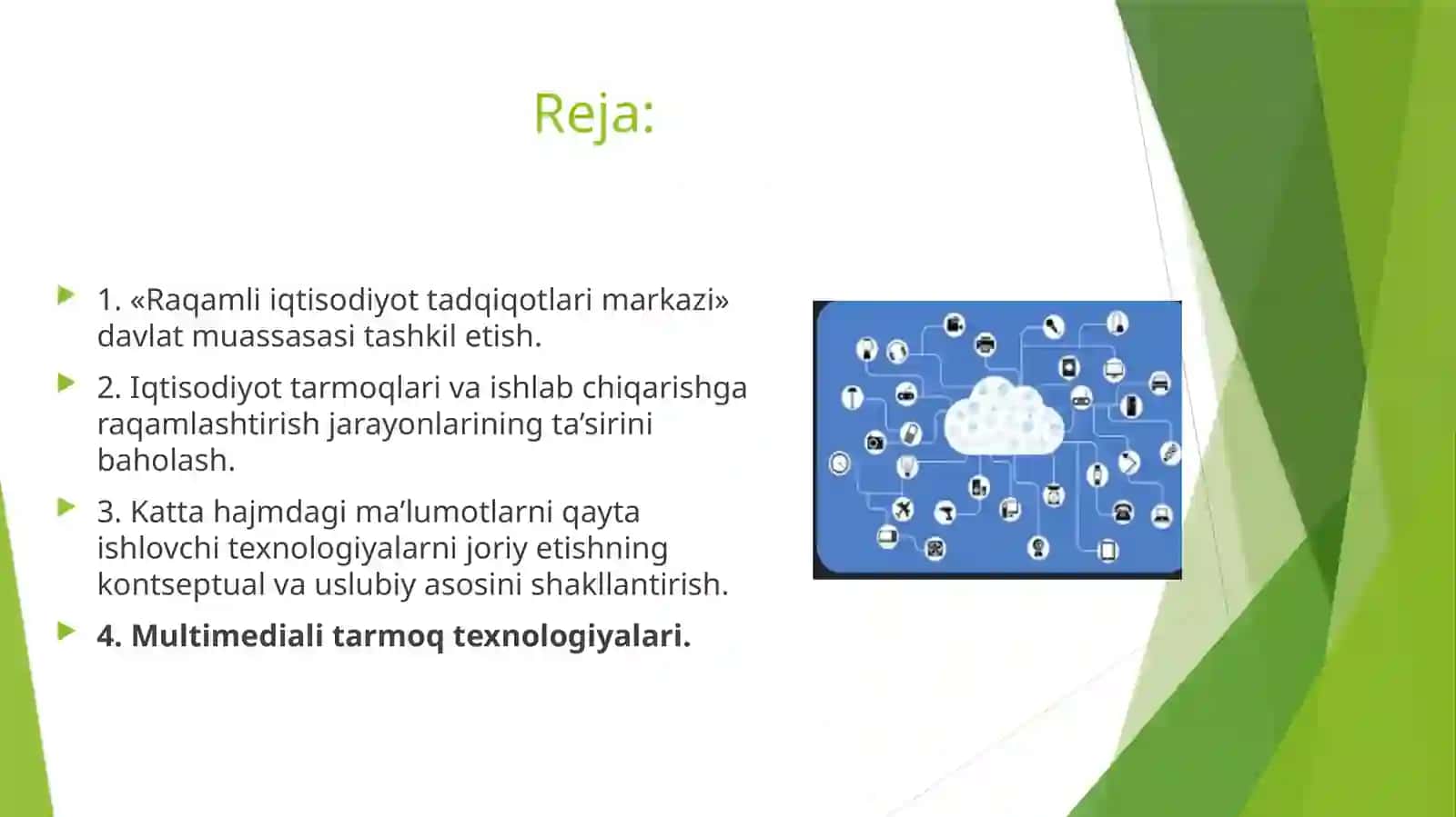 Mavzu №13: Raqamli tarmoq texnologiyalari va ulardan foydalanish 2