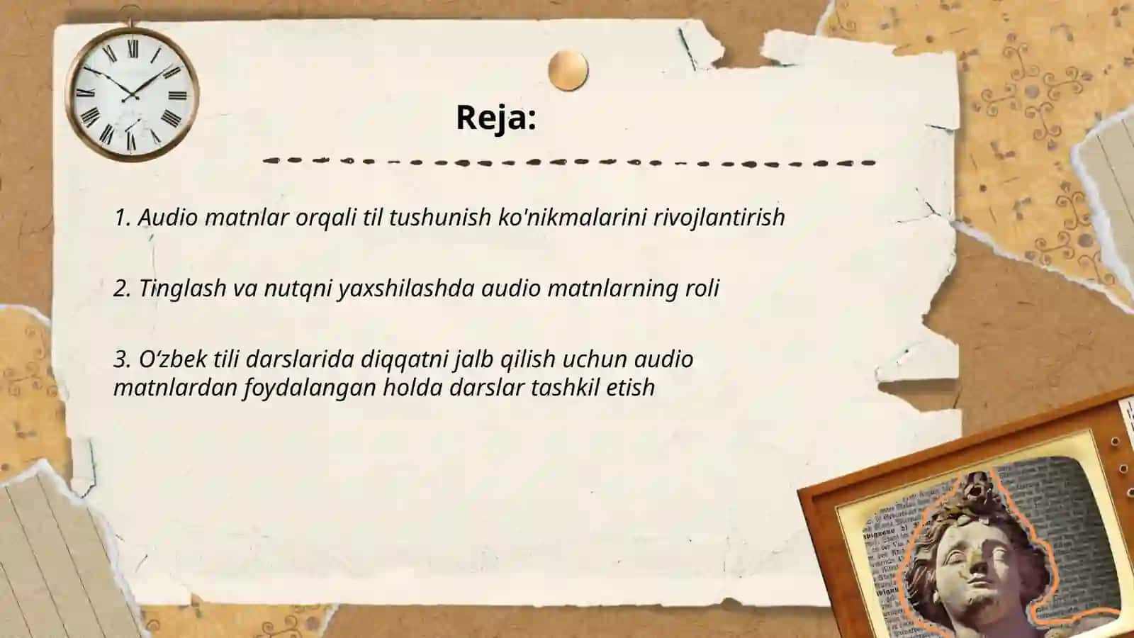 Oʻzbek tili darslarida audio matnlar bilan ishlashish 2