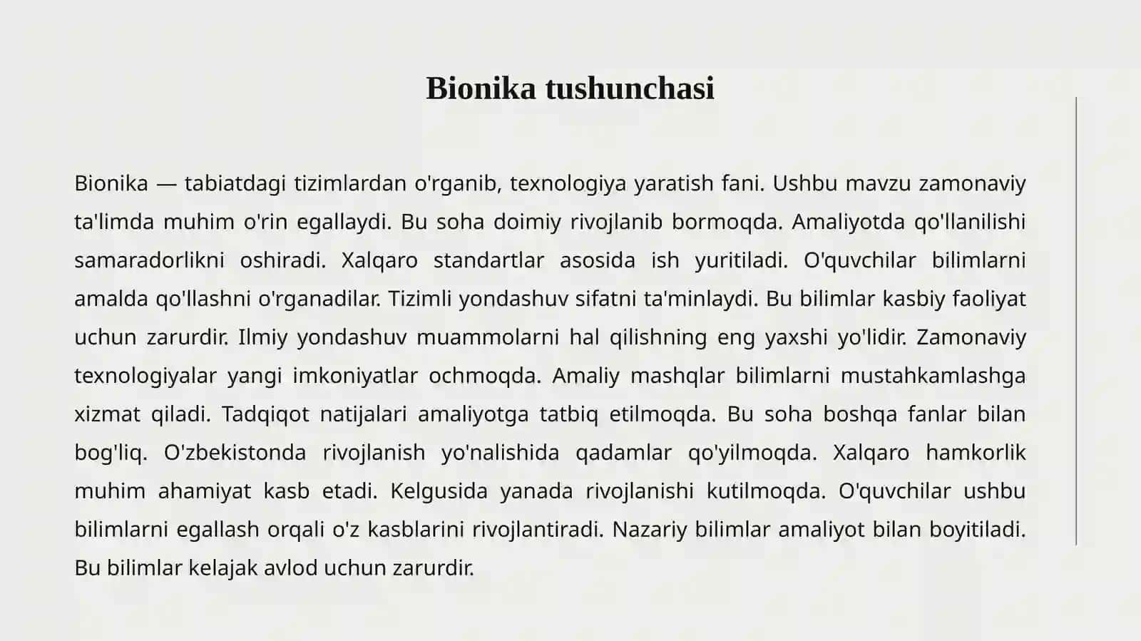 BIONIKA ASOSLARI 2