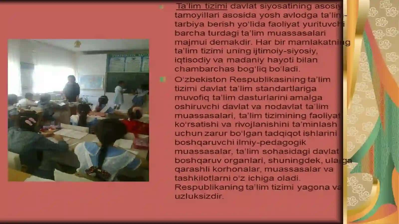 Ta'lim turlari va tashkiloti shakllari 2