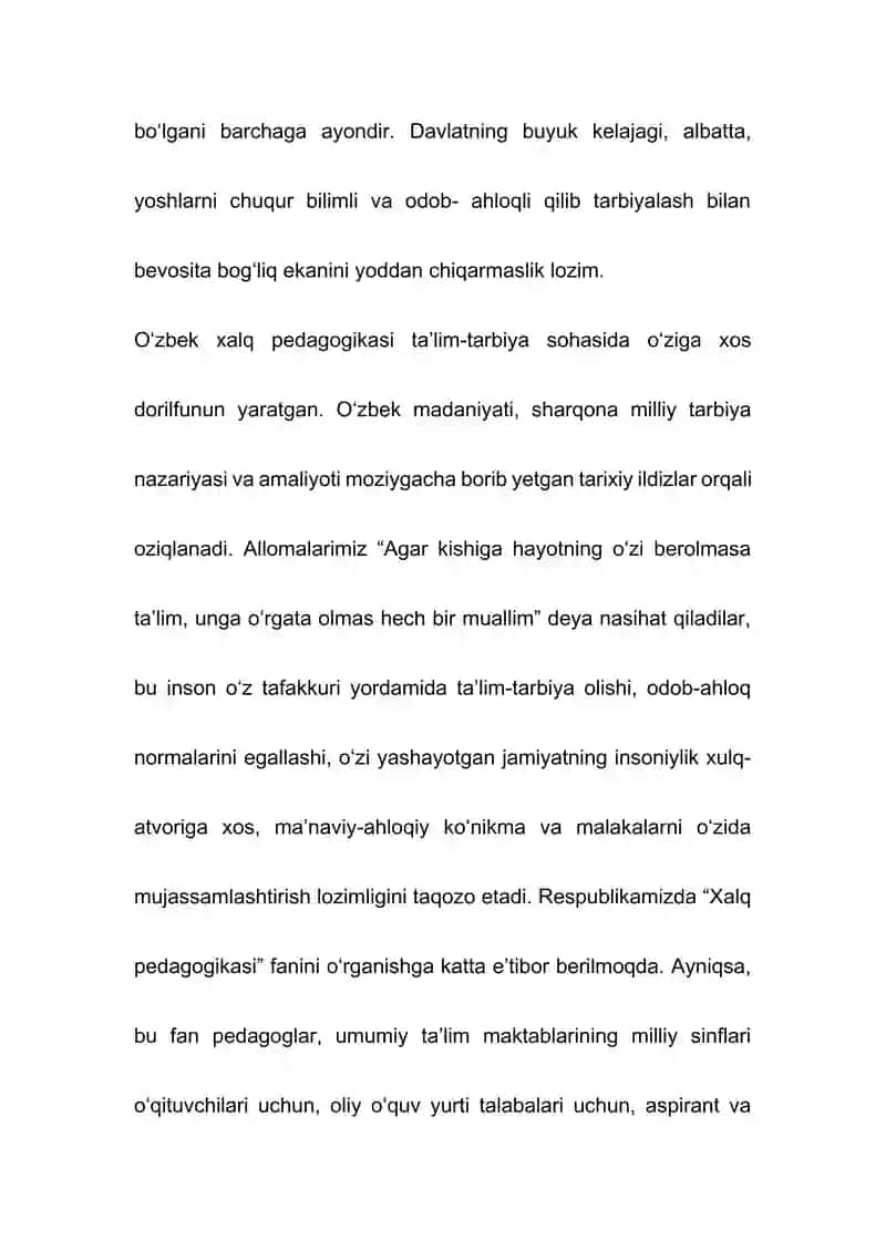 Xalq Pedagogikasi 2