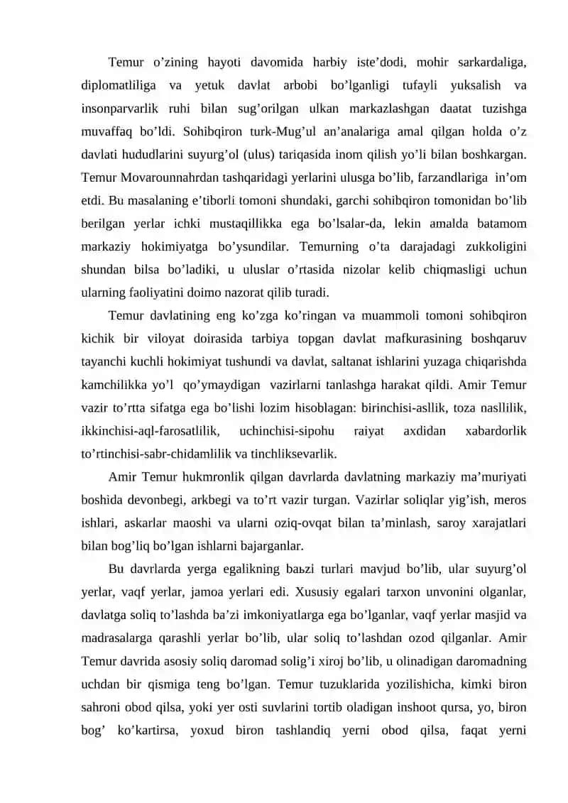 TEMUR DAVLATINING TASHQI SIYOSATI 2