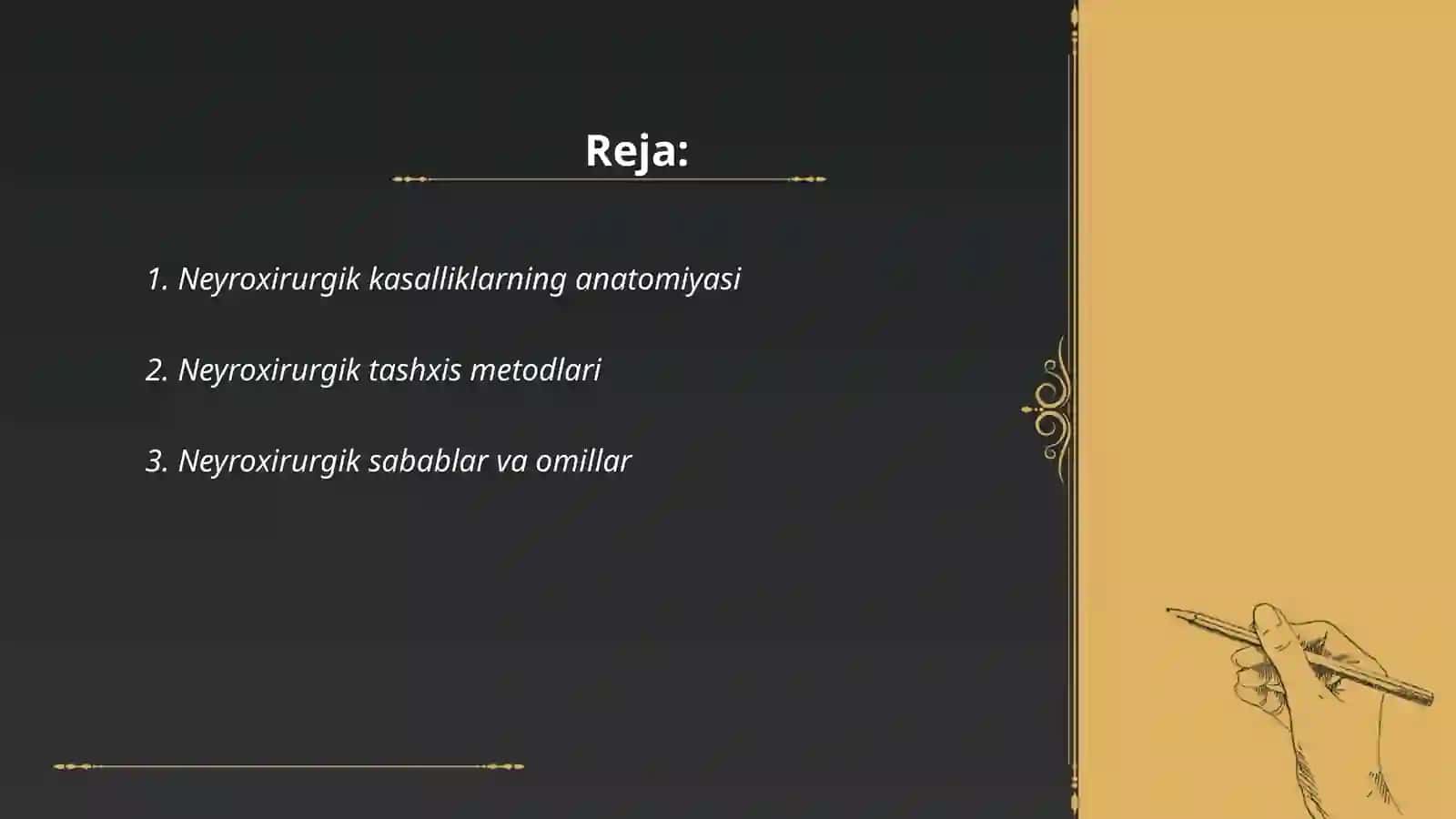 Neyroxirurgik kasalliklari haqida tushuncha 2