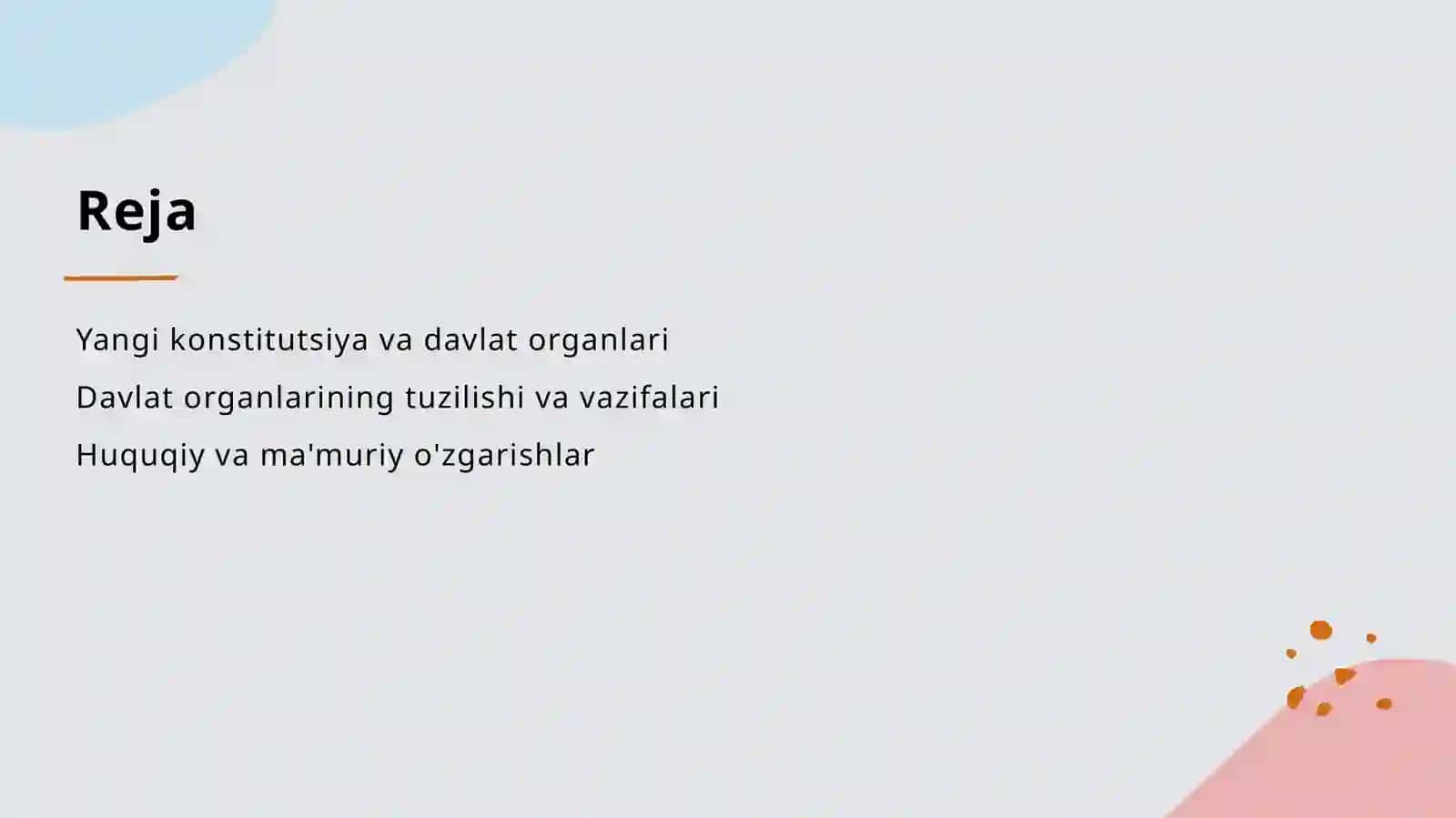 Yangi Konstitutsiyada Davlat organlari 2