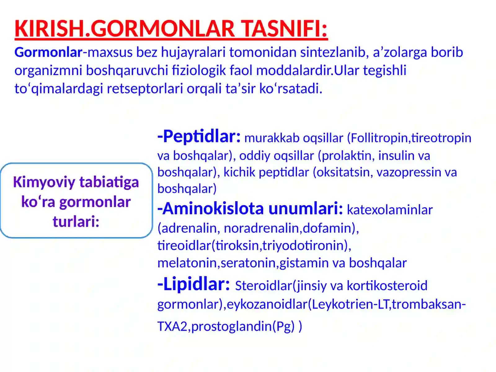 ENDOKRIN SISTEMASI BIOKIMYOSI-1 2