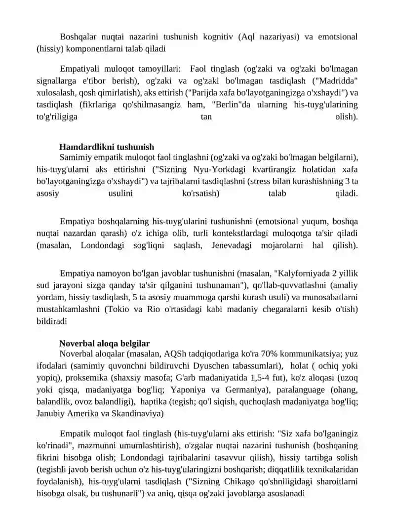 Empatik muloqot tamoyillari 2