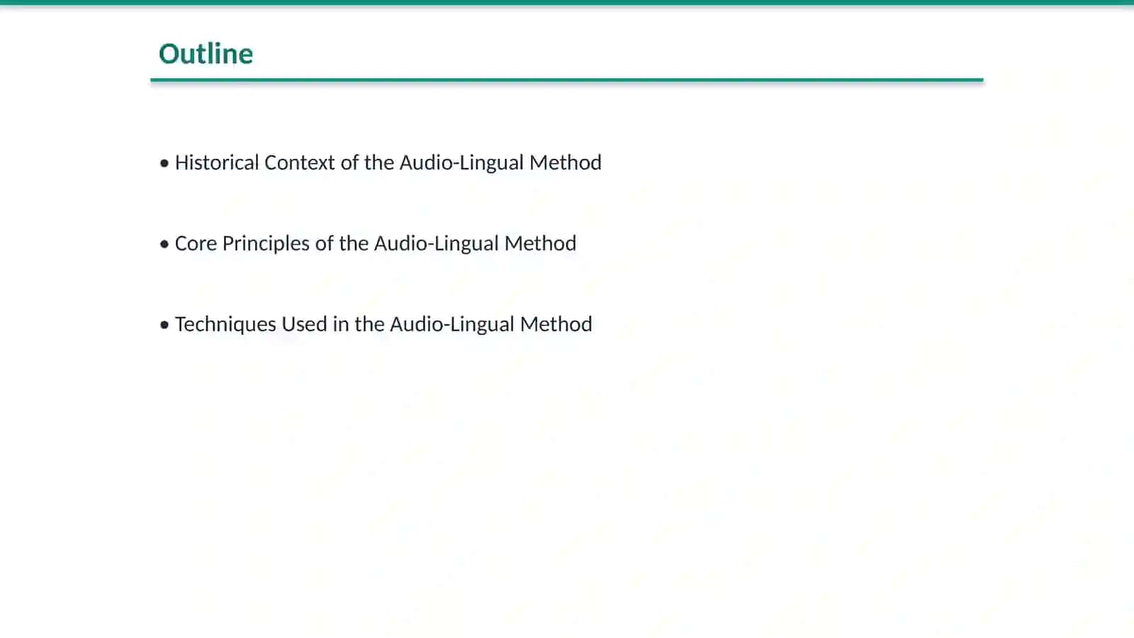 Audio-Lingual Method 2