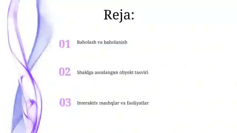 Maxsus shakllar toʻplamidan foydalanib narsalarni hosil qilishga oʻrgatish metodlari 2