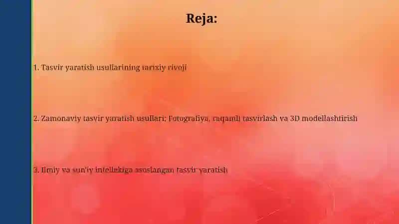 Predmetlar va hayvonlar obrazlarini yaratish usullari 2