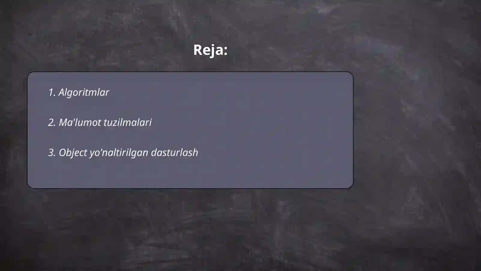 Algoritmlar 2