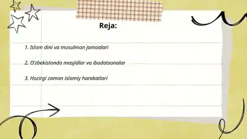 Oʻzbekistonda faoliyat yurituvchi diniy tashkilotlar 2