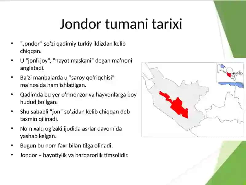 Jondor tumani tarixi 2