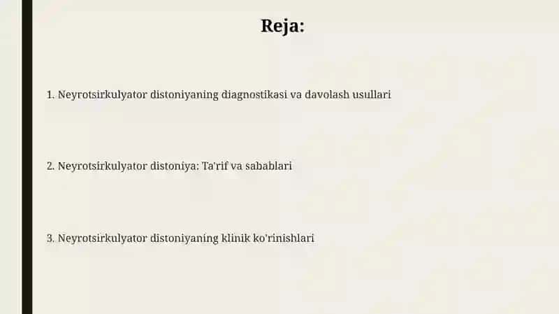 Neyrosirkulyator distoniya 2