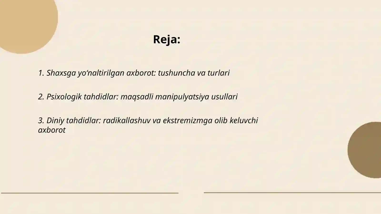 Shaxsga yoʻnaltirilgan axborot 2